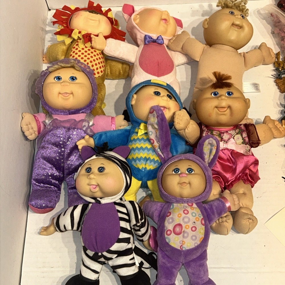 Cabbage Patch Kids Forest Friends Zebra Bunny Lion Stuffed Animal Plush Toy P2
